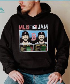 MLB Jam Boston Red Sox Trevor Story & J.D. Martinez Shirt