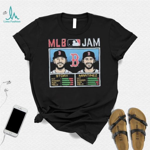 MLB Jam Boston Red Sox Trevor Story & J.D. Martinez Shirt