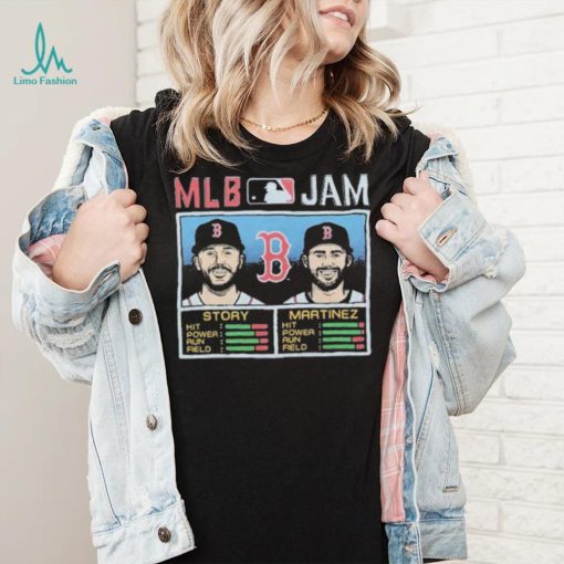 MLB Jam Boston Red Sox Trevor Story & J.D. Martinez Shirt