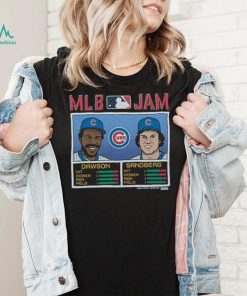 MLB Jam Chicago Cubs Andre Dawson & Ryne Sandberg Shirt