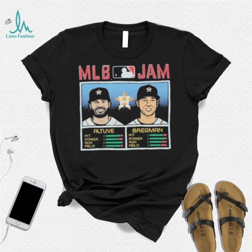 MLB Jam Houston Astros Jose Altuve & Alex Bregman Shirt