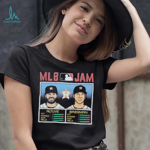 MLB Jam Houston Astros Jose Altuve & Alex Bregman Shirt