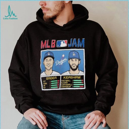 MLB Jam Los Angeles Dodgers Clayton Kershaw & Corey Seager Shirt