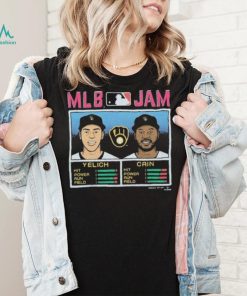 MLB Jam Milwaukee Brewers Christian Yelich & Lorenzo Cain Shirt