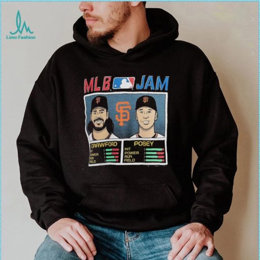 MLB Jam San Francisco Giants Buster Posey & Brandon Crawford Shirt