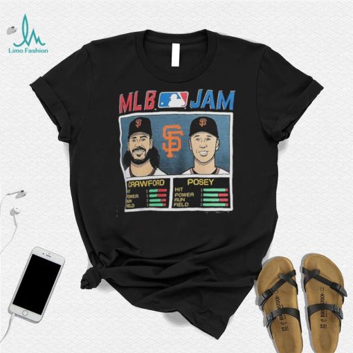 MLB Jam San Francisco Giants Buster Posey & Brandon Crawford Shirt