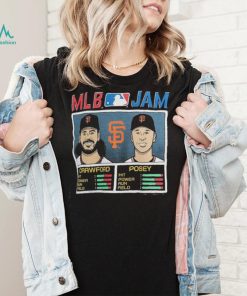 MLB Jam San Francisco Giants Buster Posey & Brandon Crawford Shirt