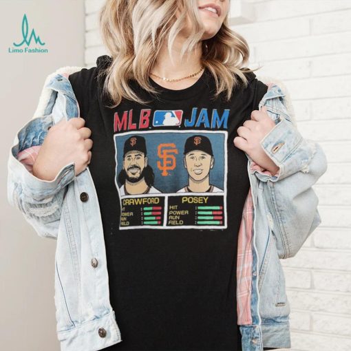 MLB Jam San Francisco Giants Buster Posey & Brandon Crawford Shirt