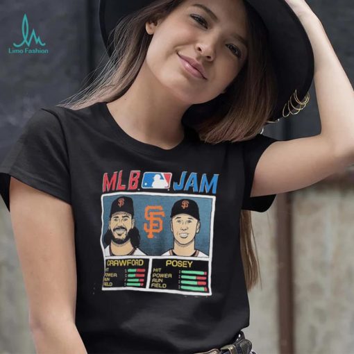 MLB Jam San Francisco Giants Buster Posey & Brandon Crawford Shirt