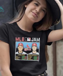 MLB Jam St. Louis Cardinals Yadier Molina & Adam Wainwright Shirt