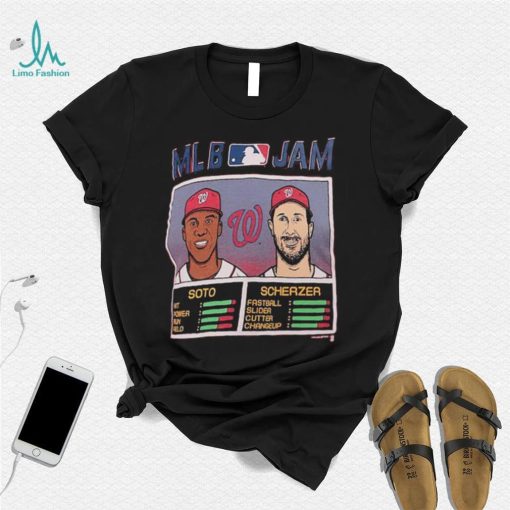 MLB Jam Washington Nationals Juan Soto & Max Scherzer Shirt