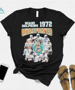 Miami Dolphins 1972 Undefeated Signature Shirt