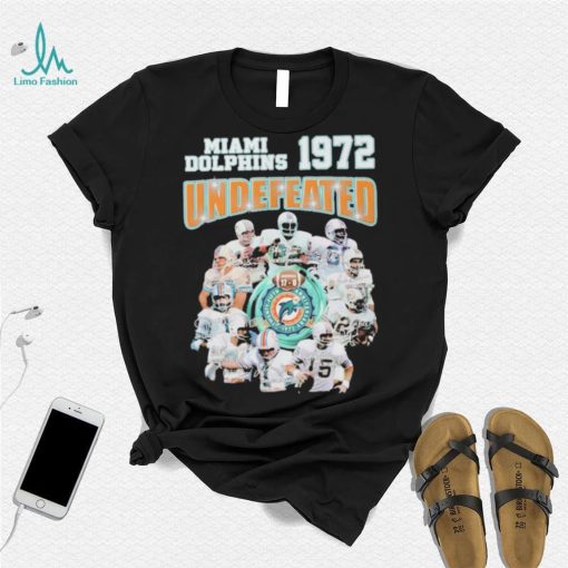 Miami Dolphins 1972 Undefeated Signature Shirt