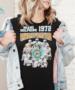 Miami Dolphins 1972 Undefeated Signature Shirt