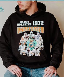 Miami Dolphins 1972 Undefeated Signature Shirt