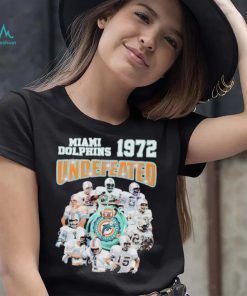 Miami Dolphins 1972 Undefeated Signature Shirt