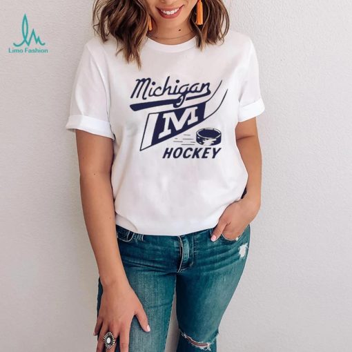 Michigan hockey retro shirt