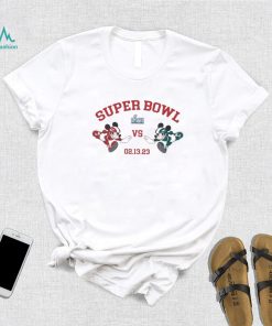 Mickey Mouse Eagles Vs Chiefs Super Bowl Lvii Shirt