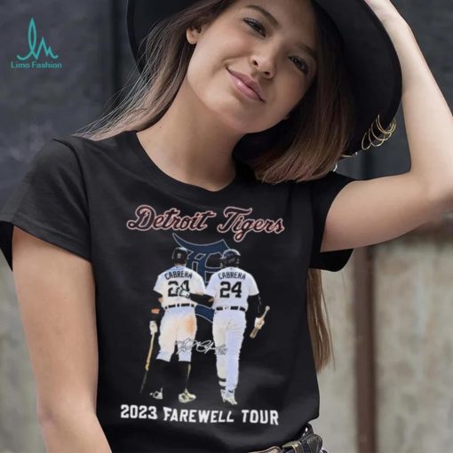 Miguel Cabrera Detroit Tigers 2023 Farewell Tour Signature Shirt