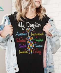 My Daughter Autism Awareness Cute Autism Elephant T Shirt