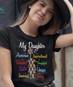 My Daughter Autism Awareness Cute Autism Elephant T Shirt