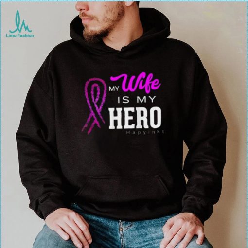 My Wife Is My Hero Breast Cancer Awareness T Shirt