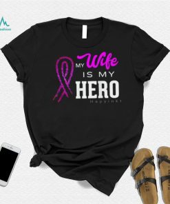 My Wife Is My Hero Breast Cancer Awareness T Shirt