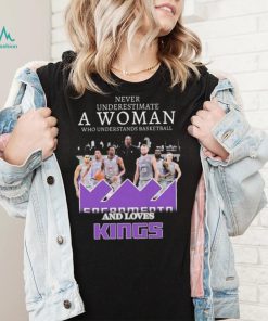 Never Underestimate A Woman Who Understands Basketball And Loves The Sacramento Kings Skyline Shirt