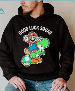 Nintendo Super Mario St Patricks Day Good Luck Squad Shirt