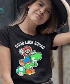 Nintendo Super Mario St Patricks Day Good Luck Squad Shirt