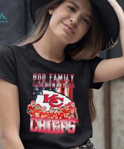 Official 2023 American Flag Kansas City Chief God First Family Country KC Chiefs Football Shirt