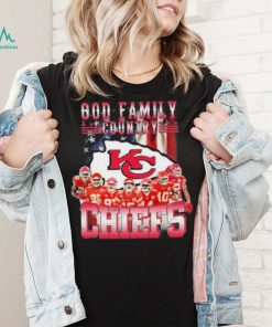 Official 2023 American Flag Kansas City Chief God First Family Country KC Chiefs Football Shirt