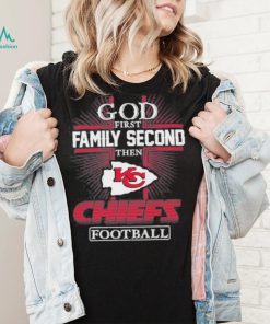 Official 2023 Kansas City Chief God First Family Second KC Chiefs Football Shirt