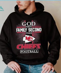 Official 2023 Kansas City Chief God First Family Second KC Chiefs Football Shirt