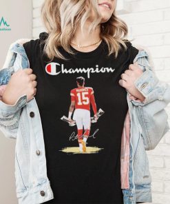 Official Champion Patrick Mahomes Kansas City Chiefs Signature Shirt