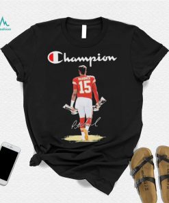 Official Champion Patrick Mahomes Kansas City Chiefs Signature Shirt