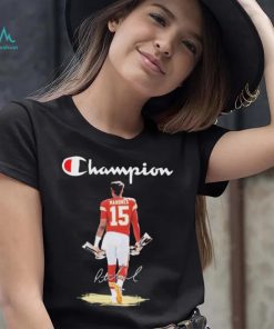 Official Champion Patrick Mahomes Kansas City Chiefs Signature Shirt