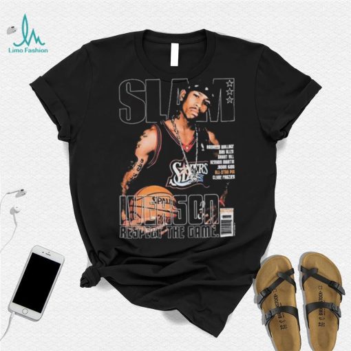 Official Slam Iverson Respect The Game T Shirt