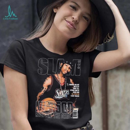 Official Slam Iverson Respect The Game T Shirt