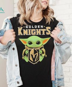 Official Star Wars Baby Yoda Hug Golden Knights 2021 T Shirt