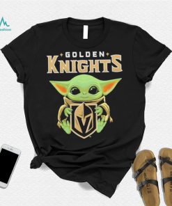 Official Star Wars Baby Yoda Hug Golden Knights 2021 T Shirt