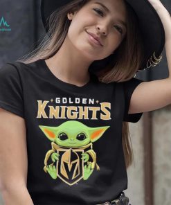 Official Star Wars Baby Yoda Hug Golden Knights 2021 T Shirt