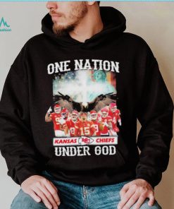 One nation Kansas city Chiefs under god America flag shirt