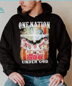 One nation under god Kansas city Chiefs signatures America flag shirt