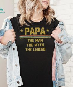 Papa the man the myth the legend vintage Father’s Day T shirt