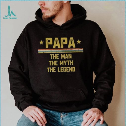 Papa the man the myth the legend vintage Father’s Day T shirt