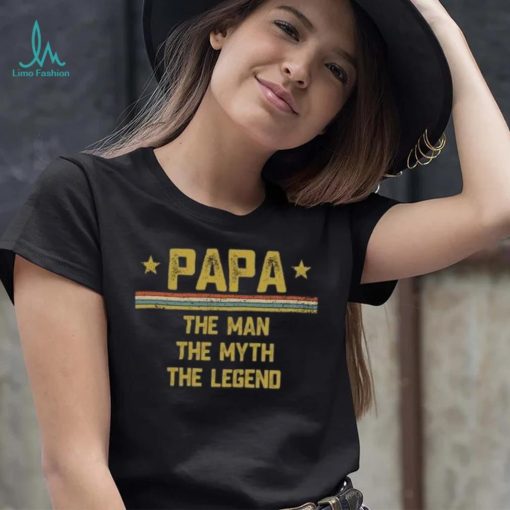 Papa the man the myth the legend vintage Father’s Day T shirt