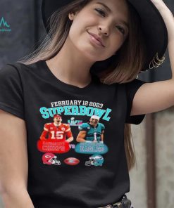 Patric Mahomes Vs Jalen Hurts Super Bowl Lvii Shirt