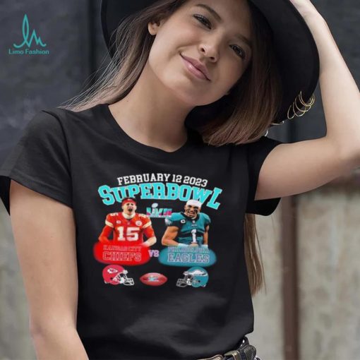 Patric Mahomes Vs Jalen Hurts Super Bowl Lvii Shirt