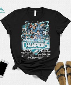 Philadelphia Eagles 2022 national football conference champions signatures shirt